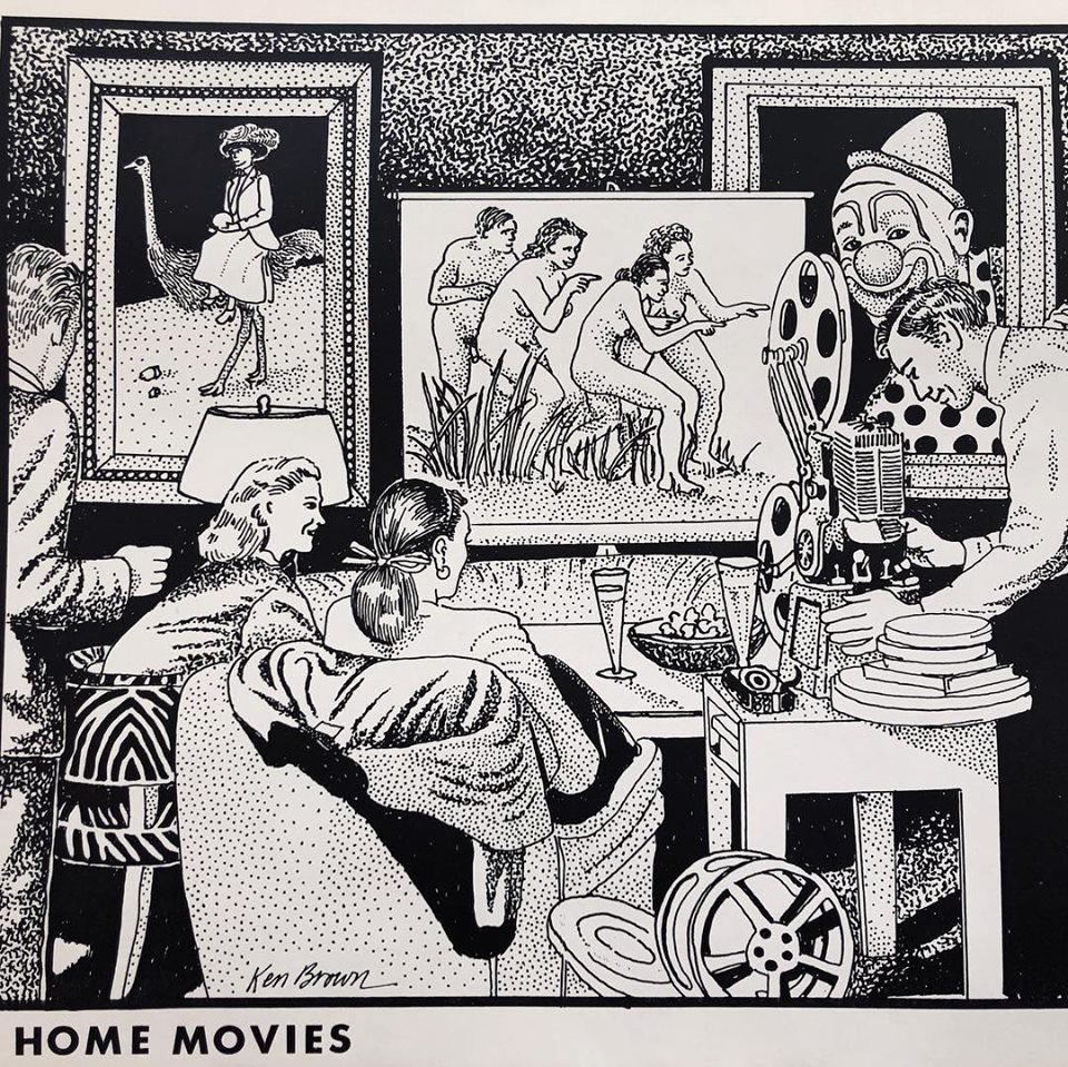 (22) Ken Brown, Home Movies, VS, 1985 (tekening)