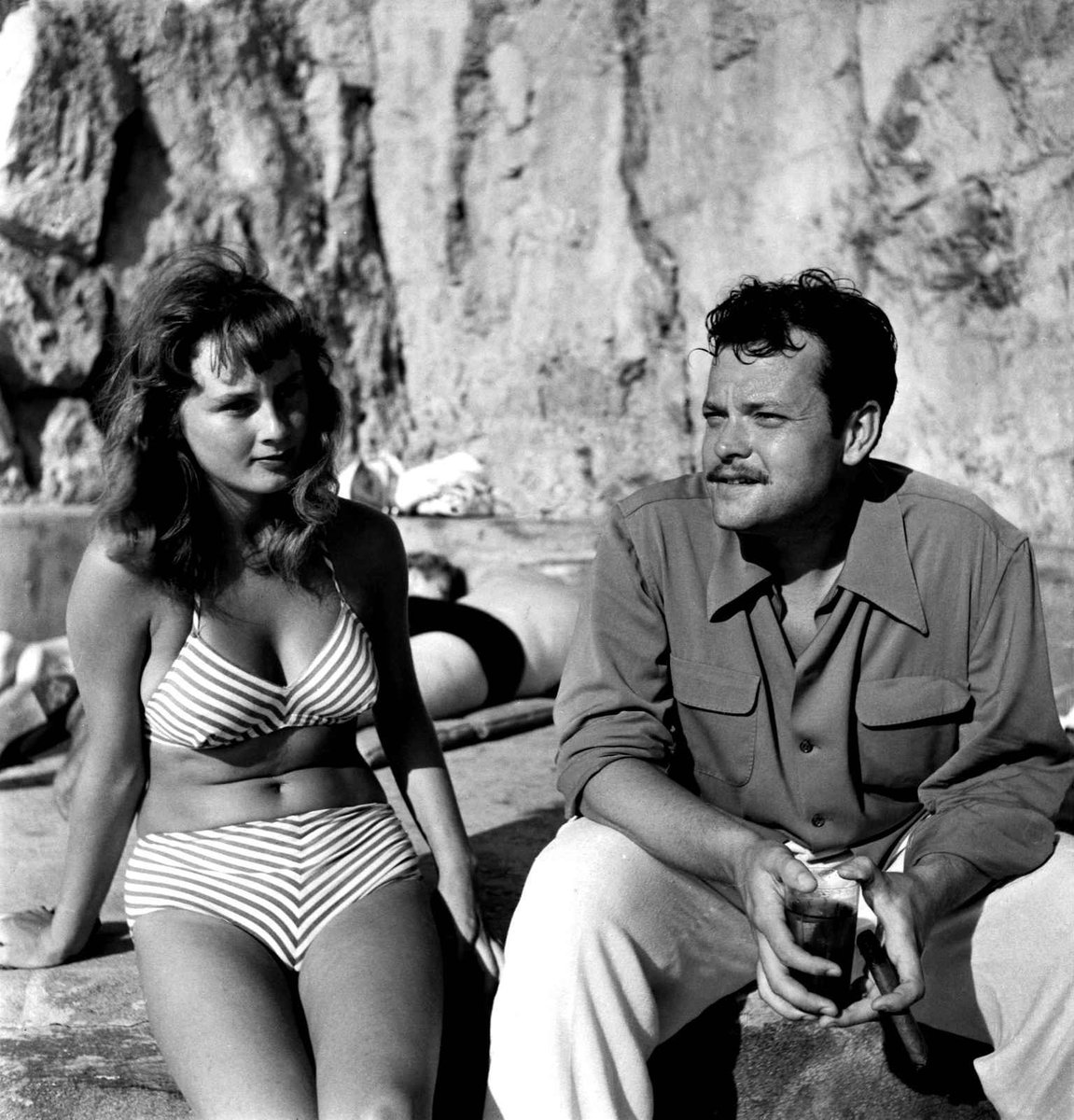 (2) Orson Welles in Cannes, 1947 (2) Orson Welles in Cannes, 1947