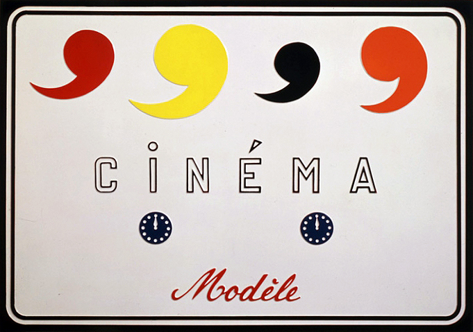(2) Cinéma Modèle (1970) van Marcel Broodthaers (2) Cinéma Modèle (1970) van Marcel Broodthaers