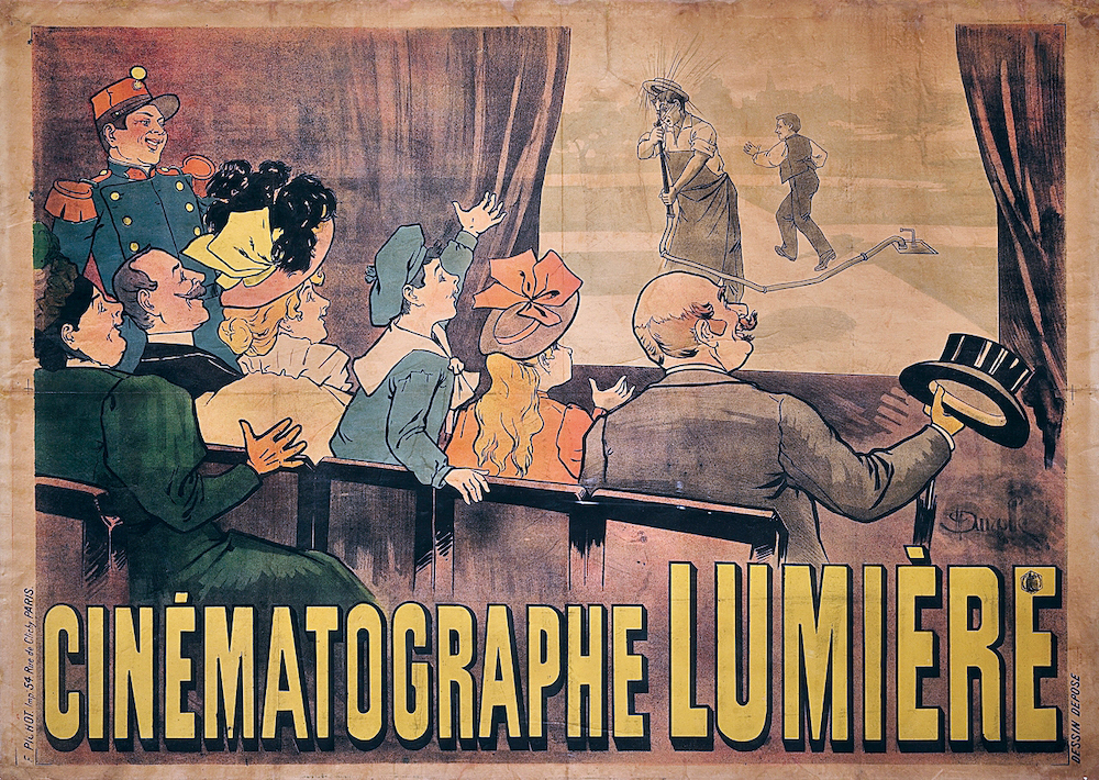 (3) Affiche Cinématographe Lumière (3) Affiche Cinématographe Lumière