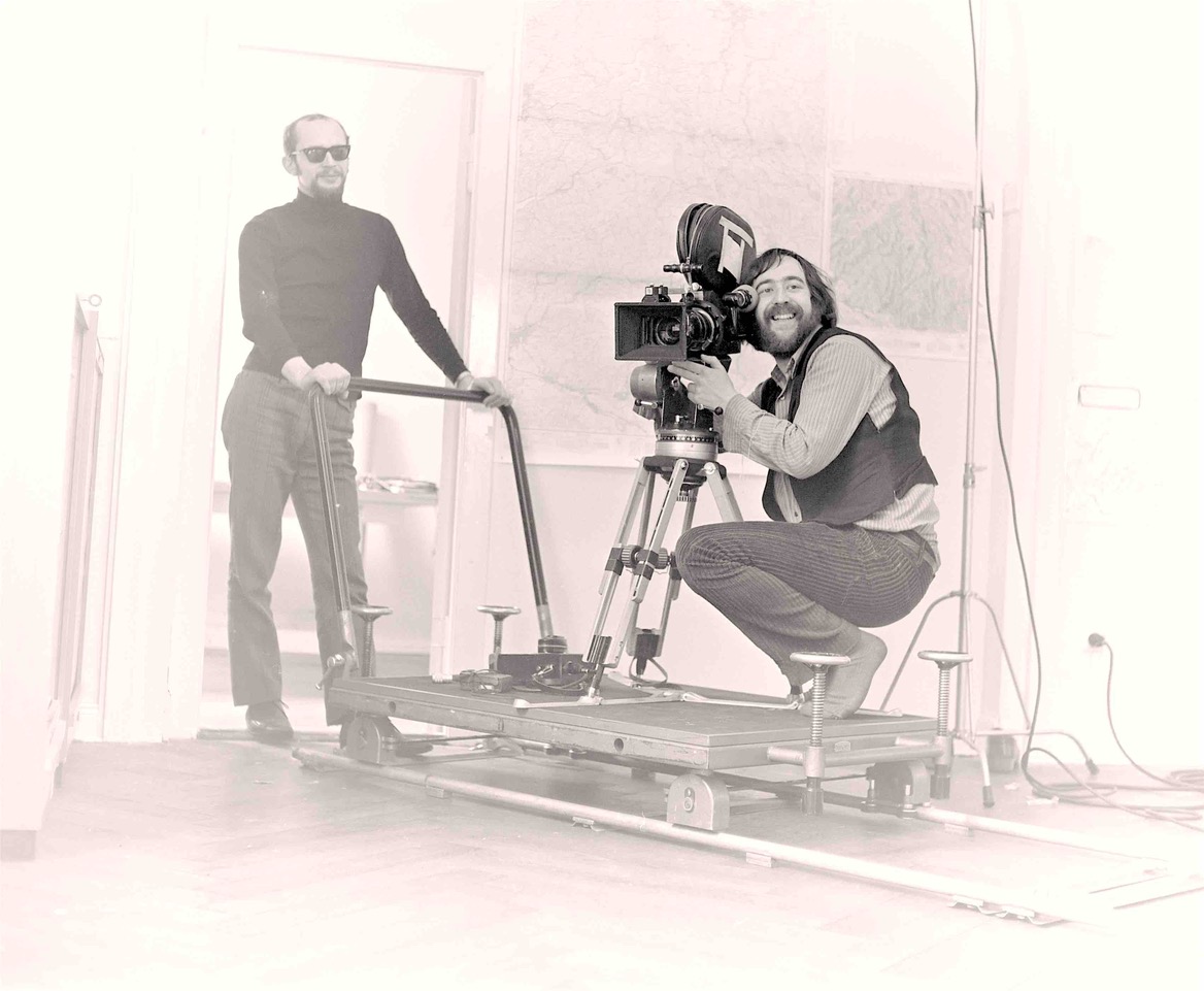 (1) Am Set von Labriola (Günter Peter Straschek, 1970). Foto: Michael Biron. (1) Am Set von Labriola (Günter Peter Straschek, 1970). Foto: Michael Biron.
