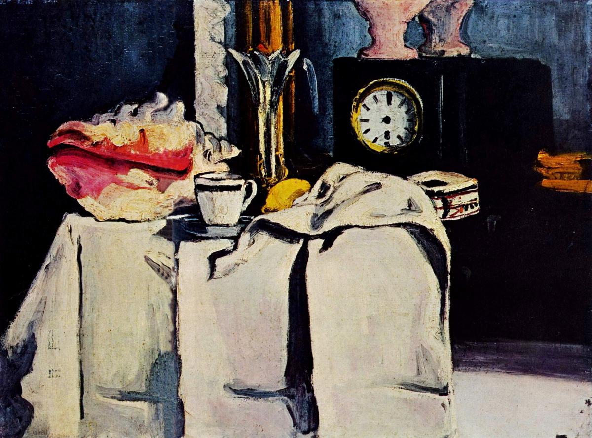 (2) La pendule noire (Paul Cézanne, 1870) (2) La pendule noire (Paul Cézanne, 1870)